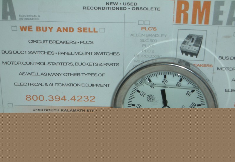 Pressure gauge mcdaniel controls 0-100PSI