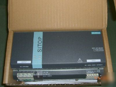 Siemens 6EP1337-3BA00 sitop 40 power supply 24V dc 40A