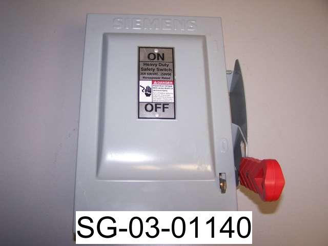 Siemens HNF361 30 amp safety disconnect box heavy duty