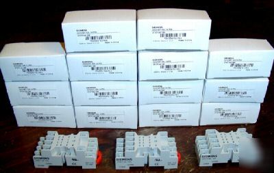 Siemens sockets 10A 14 pin 3TX7144-1E5 (lot of 14)