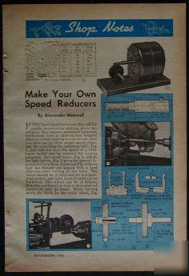 Speed reducer worm drive howto info plans various sizes