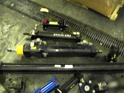  lot parker, smc, hydra, cylinders air and hydraulic 