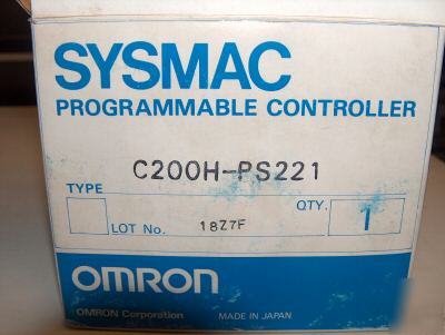  omron sysmac C200H-PS211 power supply unit 24VDC