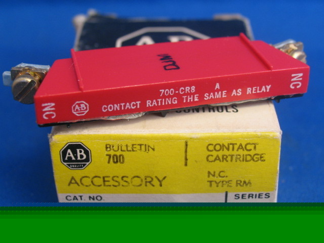 700-CR8 allen bradley contact block cartridge