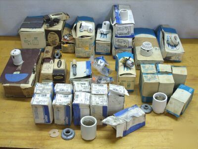 87PC lot leviton outlets mogul base sockets & more 