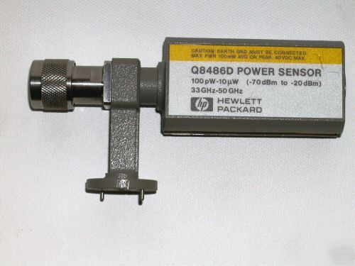 Agilent Q8486D WR22 power sensor, high sensitivity