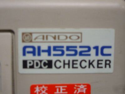 Ando yokogawa AH5521C pdc tester - **japanese version**