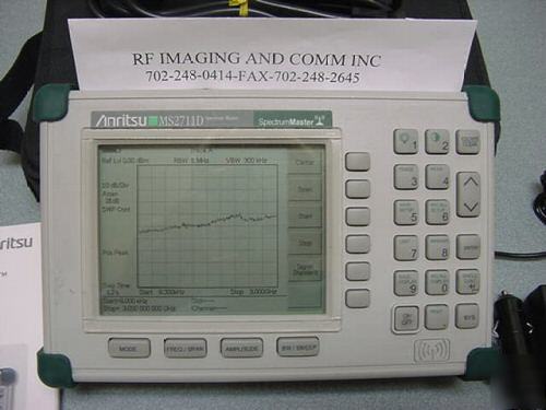 Anritsu ms-2711D spectrum master -spectrum analyzer