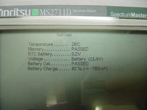 Anritsu ms-2711D spectrum master -spectrum analyzer