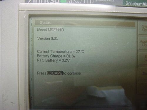 Anritsu ms-2711D spectrum master -spectrum analyzer