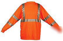Ansi osha class 3 iii 2 ii safety shirt vest orange 3XL