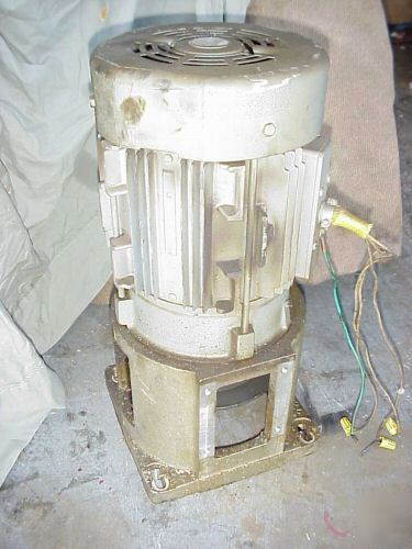 Cnc hurco mill kmb-1 spindle drive motor & brake assy 