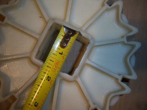 Conveyor belt drive sprocket x 8 plastic square center