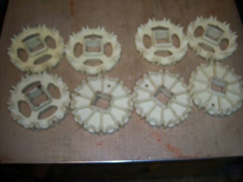 Conveyor belt drive sprocket x 8 plastic square center