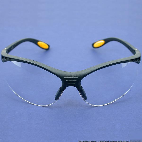 Dewalt reinforcer clear anti fog lens safety glasses