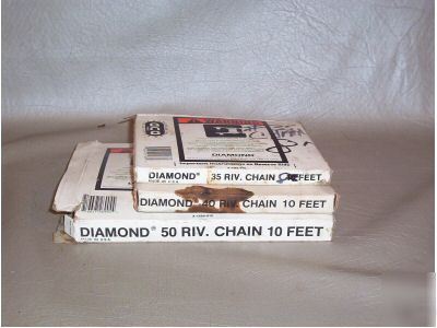 Diamond 35, 40, 50 riv chains 8 feet & 10 feet G18