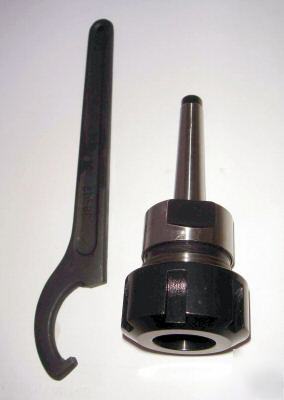 ER25 MT1 1/4 collet chuck & key cnc milling lathe #A66 