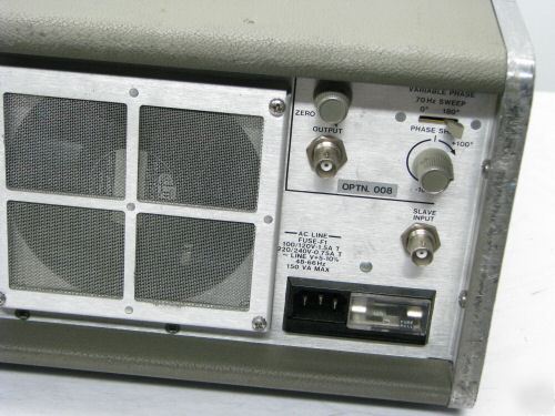 Hp 3710A if/bb transmitter w/ 3716A plug-in & optn. 008