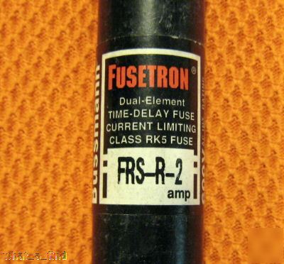 New buss frs-r-2 fuse FRSR2 2 amp 600 volt nnb 