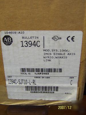 New in box 1394C-SJT10-l-rl /c allen bradley h-280