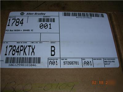 New sealed allen bradley 1784-pktx interface card 