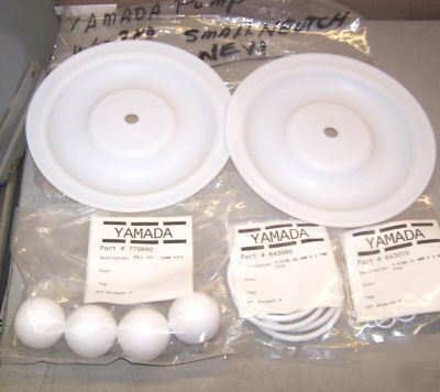 New yamada K40-mt diaphragm pump kit 14 piece 9-1/2