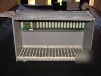 Texas instruments siemens 16 slot i/o plc rack 505-6516