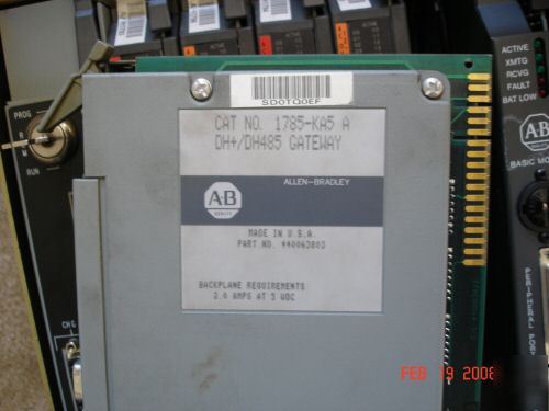 Ab plc-5/11B complete sys. w/1770-KF2 & prog sw,tested