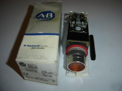 Allen-bradley 800MR-PT16WK white lens pilot light 