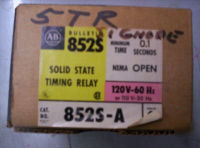 Allen bradley a-b timing relay 852S-a