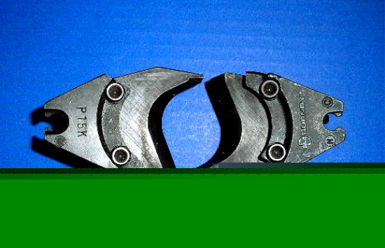 Burndy P15K p-15K 15T hydraulic crimper cutter die ln