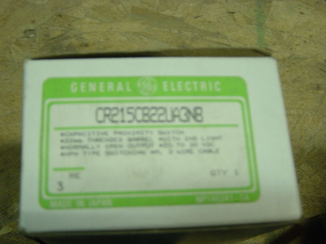 Ge CR215CB22UA3NB capacitive proximity switch. 22MM