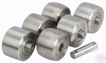 Industrial english wheel repl.bottom anvil die, 6 set 