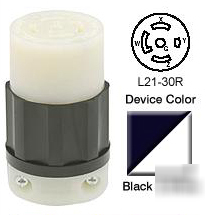 Leviton 2813 locking connector 120/208 volt 3PY 30 amp