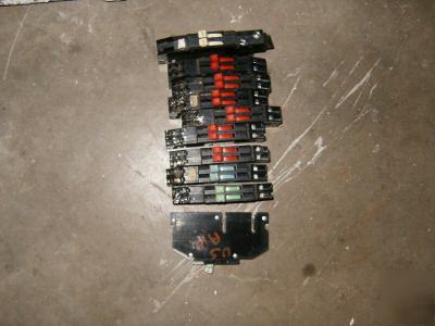 Lot of 10 sylvania circuit breakers - hard to find 