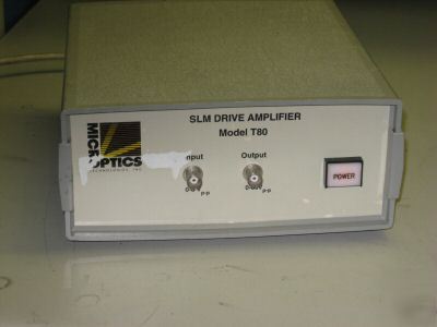 Micro optics slm drive amplifier model T80 works