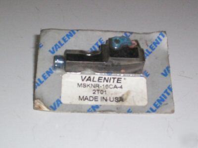 New $85 valenite msknr-16CA-4 tool cartridge 2T01 usa