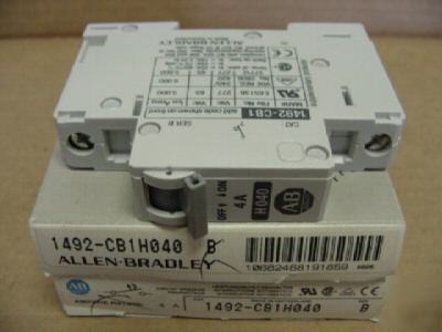 New allen bradley 1492-CB1H040 circuit breaker qty (2) >