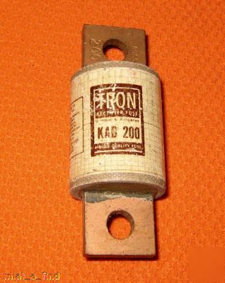 New buss kab-200 tron rectifier fuse KAB200 200 amp nos