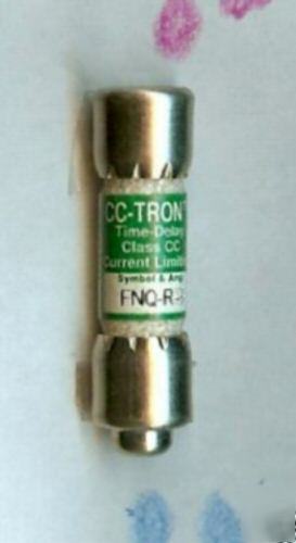 New bussmann cc-tron fnq-r-2 1/4 delay fuse fnq-r 