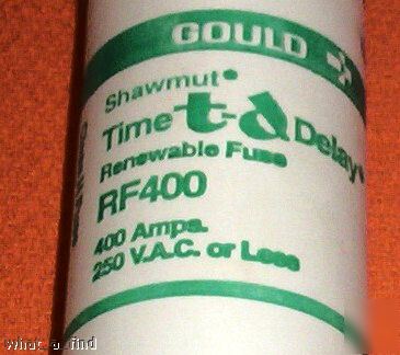 New gould shawmut rf-400 amp fuse warranty RF400 