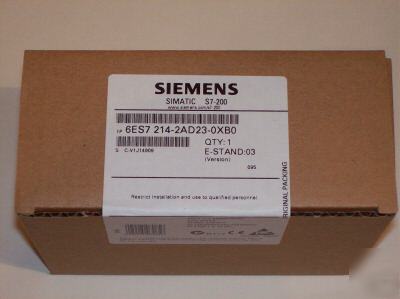 New siemens plc 224XP 14DI/10DO/2AI/1AO brand sealed 