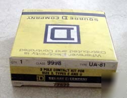 New square d size 3 contact kit 9998UA-81 in box