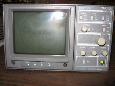 New tektronix vectorscope series 1720