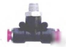 Pneumatic branch tee connector 1/2