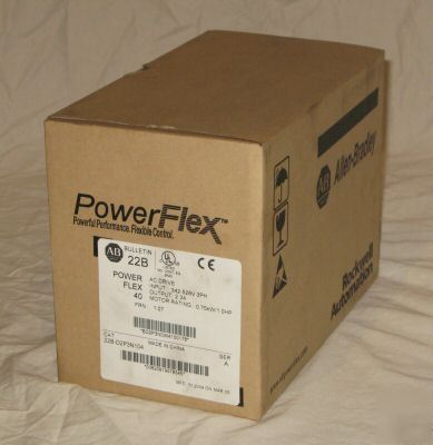 Powerflex 40 (22B-D6P0N104 ) 3HP, 480V, 