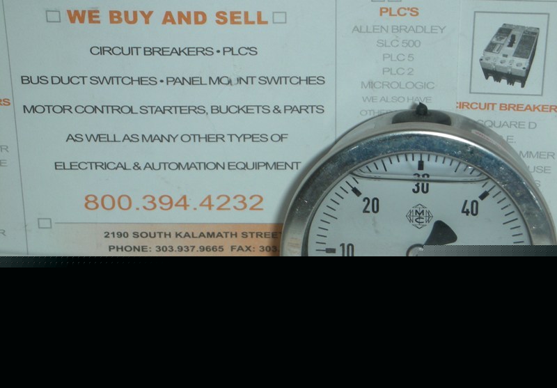 Pressure gauge mcdaniel controls 0-60PSI 