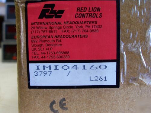 Red lion controls process meter digital counter strain 