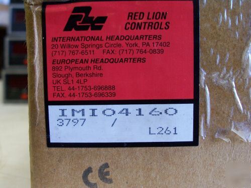 Red lion controls process meter digital counter strain 