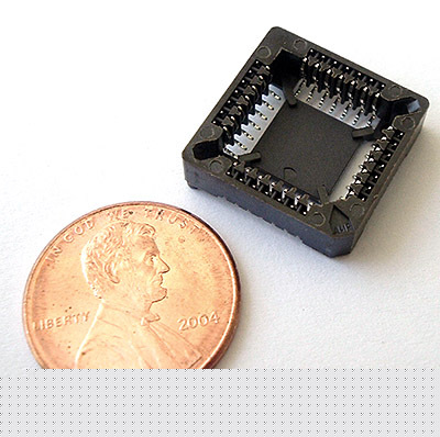 Surface mount plcc ic sockets ~ 28 pin smt smd amp (12)